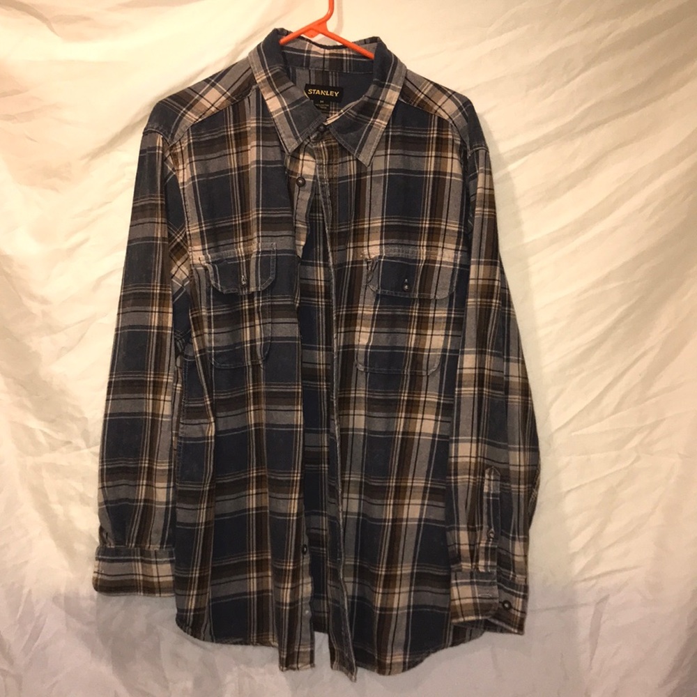 Stanley brand men’s plaid shirt